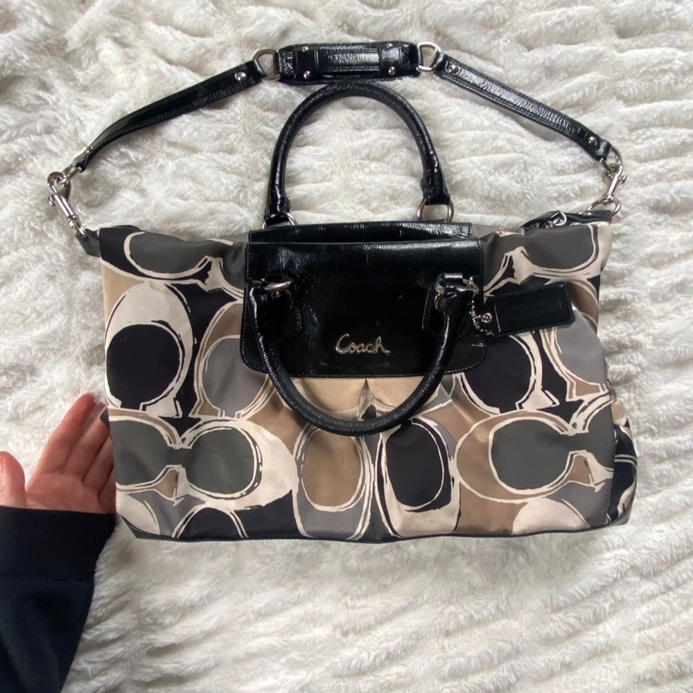 Vintage Coach Bag / Coach Ashley (g1182-f17656)